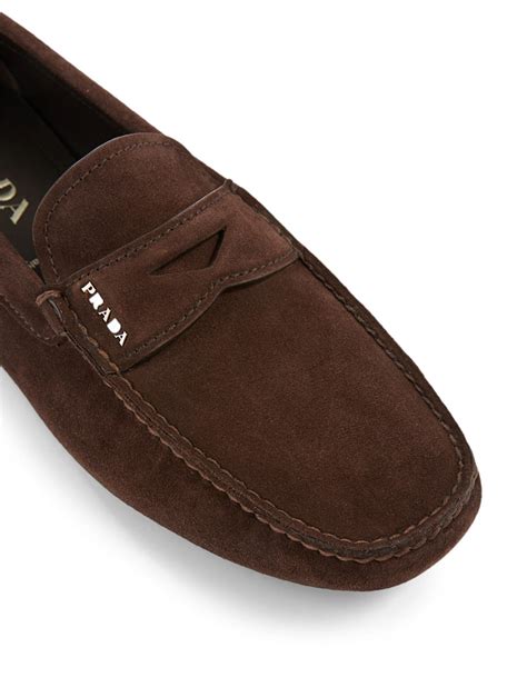 Prada Men's Suede Drivers 